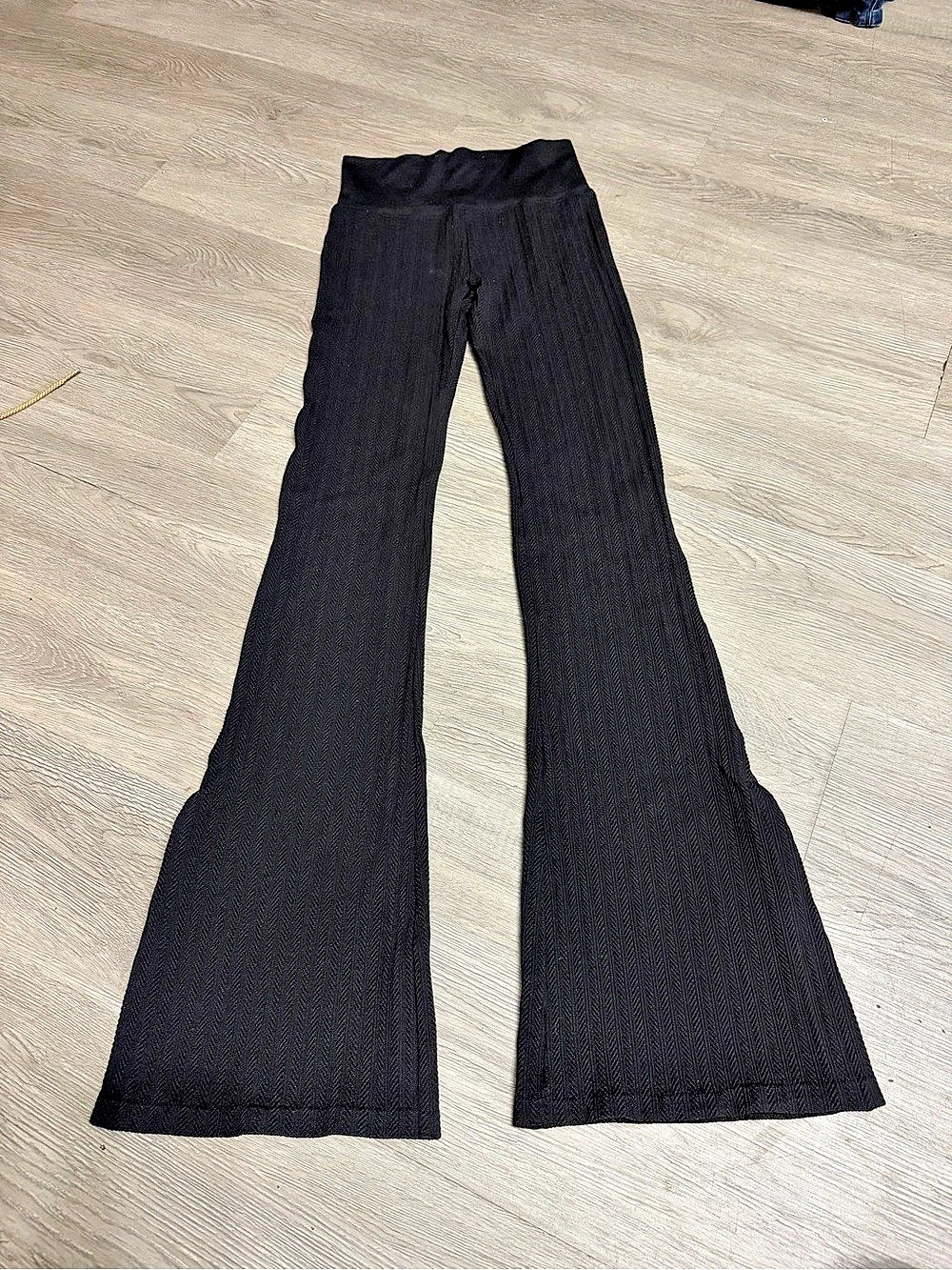 PINK Black Wide Leg Pants Size XS